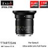 TTArtisan Obiettivo grandangolare TTArtisan MF 14mm F2.8 ASPH per Sony E Full Frame mes...