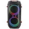 MEDIACOM PS120 PARTY SPEAKER BLUETOOTH 120W CON FUNZIONE KARAOKE E LUCI LED MULT