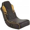 XROCKER Sedia da gioco Xrocker Shadow 2.0 5132201 Da pavimento per bambini max 80kg con altoparlanti Nero/Oro [5132201]