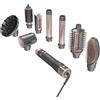 GA.MA Italy Professional, UNIQ VIBRANCE Multistyler 8 in 1, Motore Brushless 100.000 rpm, Tecnologia Coanda e Tormalina, Spazzole, Diffusore e Arricciacapelli Inclusi, Colpo d'Aria Fredda, Autopulizia