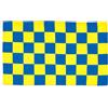 AZ FLAG BANDIERA A SCACCHI GIALLI E BLU 90x60cm - BANDIERA SCACCHIERA GIALLA ED AZZURRA 60 x 90 cm - AZ FLAG