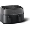 Philips Airfryer Serie 3000 Friggitrice ad aria doppio cestello da 9.0L NA350/00R1