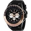 Invicta Aviator Orologio da Uomo in acciaio inossidabile con movimento Quarzo - 50mm, Oro Nero/Rosa