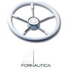 SAVORETTI VOLANTE RUOTA TIMONE 5 RAZZE INOX E POLIURETANO Ø350 MM - PER BARCA GOMMONE