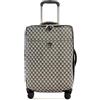 GUESS G-Wave - Valigia con 8 ruote, logo nero, bagaglio a mano, 50,8 cm, logo nero, Carry-On 20 pollici, valigetta G-Wave con 8 ruote, 50,8 cm, Logo nero, Carry-On 20-Inch, G-wave - Valigetta con 8