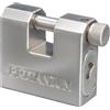 Britanium® BRX66 Lucchetto Antiscasso Corazzato - Serratura per Cancello Esterno, Garage e Container - Lucchetto Monoblocco 66mm con 5 Chiavi, Alta Sicurezza per Magazzino e Saracinesca Blindata