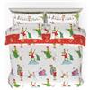 Franco Grinch by Dr. Seuss Holiday & Christmas Bedding Super Soft Comforter and Sheet Set with Sham, 7 Piece King Size (Official Dr. Seuss Product)