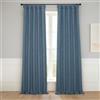 HPD Half Price Drapes Tende oscuranti in finto lino, per camera da letto, lunghe 274 cm (1 pannello), 127 x 274 cm (larghezza x lunghezza), per soggiorno, decorazione per la casa, colore: blu Reverie