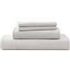 UGG Alahna 33607 - Set di lenzuola e federe per letto matrimoniale, 4 pezzi, lavabili in lavatrice, con tasche profonde, resistenti alle pieghe, tecnologia di raffreddamento setosa per un comfort per