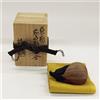 Porta incenso gelso intaglio melanzane design di Yusai Hasegawa con scatola I...