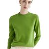 Vsadsau Maglione da donna lavorato a maglia con collo a lupetto a maniche lunghe, maglione basic 100% lana merino, Frutta Gn8, XL