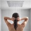 OGOMONDO Soffione doccia ad incasso 40x40 cm in acciaio inox spessore 2 mm