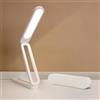Generic Lampada da tavolo pieghevole a LED, lampada da tavolo USB ricaricabile sottile, lampade da lettura da 2400 mAh, 3 modalità di colore e oscuramento continuo, piccola lampada da scrivania
