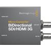 BLACKMAGIC DESIGN BLACKMAGIC MICRO CONVERTER BIDIRECTIONAL SDI HDMI 3G CON PSU CONVERTITORE VIDEO BIDIREZIONALE SDI HDMI