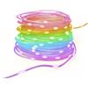 Hama Catena luminosa LED collegata (WiFi, RGBIC, IP65, esteriore, compatibile con controllo vocale Alexa, Google Assitant e Apple Siri, 100 LED, 10 m), multicolore