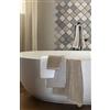 Fazzini SQUARE OSPITE + ASCIUGAMANO FAZZINI, 5 - JACQUARD BLU-GRIGIO