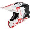 Acerbis Casco Moto Cross Enduro Acerbis AIRSTRIKE-C Bianco Rosso