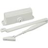 TESA DC110 chiudiporta, EN 3, per porte standard, braccio articolato, Bianco RAL 9016, montaggio superficiale, velocità e colpo finale regolabili