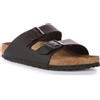 Birkenstock 551253 Arizona SFB black, Birko Flor Uomo, Black EU 36