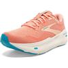 Brooks Ghost Max, Sneaker Donna, Papaya Albicocca Blue, 38.5 EU
