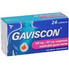 RECKITT BENCKISER Gaviscon 500mg + 267mg Antiacido Aroma Menta 24 Compresse Masticabili