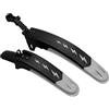 ZUKKA Set parafango anteriore e posteriore, 2 pezzi, universale, per mountain bike, mountain bike, bici da corsa, sgancio rapido, adatto per biciclette da 24 - 29 pollici