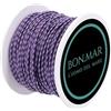 BON.MAR sagola in dyneema rivestito, Sk 75, bobina 50 mt, VIOLA inserti GRIGI, Ø1.5 mm