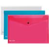 King Mec Buste con bottone King Mec Pull A4 21x29,7 cm assortiti blu, rosso e trasparente - 111355