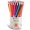 Primo Matite colorate esagonali laccate Primo - 12 colori assortiti Ø mina 2,9 mm - barattolo da 72 pz - 505B72
