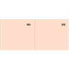 data ufficio Scontrino colorato a 2 sezioni Data Ufficio blocco 100 copie prenumerate rosso - DU160000020