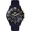 ICE-WATCH - ICE chrono Dark blue gold - Orologio blu da Uomocon Cinturino in plastica - 021601 (Medium)