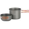 VANGO HARD ANODISED 1 PERSON COOK KIT GREY Set di Due Pentole