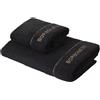 Borbonese Home Set Asciugamani 2pz. Fine Op - Spugna di Cotone Nero