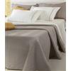 Borbonese Home Copriletto Matrimoniale Taylor in Cotone Matelassé - Colore Tortora 260×270