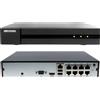 Hikvision NVR IP POE HIKVISION 8 CANALI 4 MPX CLOUD P2P HWN-2108MH-8P senza HDD