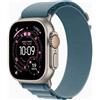 Apple Watch Ultra 3 5G 49mm Cassa Naturale Cinturino Alpine Loop Blu Chiaro