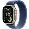 Apple Watch Ultra 3 5G 49mm Cassa Naturale Cinturino Trail Loop Blu/Blu Acceso