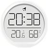 Lancoon Sveglia digitale LCD con temperatura e umidità, piccolo design magnetico, da appendere, 3 tipi di posizionamento, calendario 12/24 ore, per casa, cucina, ufficio, studenti