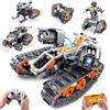 HiWEEGO Kit di costruzione robot 5 in 1 con luce LED, APP e telecomando Set di costruzione per bambini, giocattolo robotico ricaricabile Regalo di compleanno per bambini e bambine dai 6 ai 12 anni