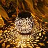PhilzOps Lanterna Solare da Giardino Esterni, Lampada Solare a Energia Bianco Caldo Impermeabile Lanterne Solari LED Luci per Esterno Patio Giardino Prato Festa Terrazza Natale Orientale Decorazione