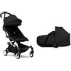 Stokke Passeggino Leggero Stokke® YOYO³ Con Navicella Rigida Nero Bianco