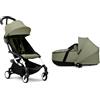 Stokke Passeggino Leggero Stokke® YOYO³ Con Navicella Rigida Oliva Bianco