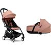 Stokke Passeggino Leggero Stokke® YOYO³ Con Navicella Rigida Rosa Nero