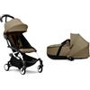 Stokke Passeggino Leggero Stokke® YOYO³ Con Navicella Rigida Toffee Bianco