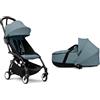 Stokke Passeggino Leggero Stokke® YOYO³ Con Navicella Rigida Aqua Nero