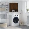 Annlera Armadietto a Muro Rovere Marrone 60x31x70 cm Legno Multistrato Armadietto Pensile Mobiletto Bagno Salvaspazio Mobile Bagno Sospeso Mobile Salvaspazio Classico Armadietto Da Bagno