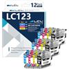LCL LC121 LC123 LC123BK LC123C LC123M LC123Y Cartucce d'inchiostro(3K3C3M3Y | Compatibile con Brother MFC-J4410DW J4510DW J4610DW J4710DW J470DW J6920DW J870DW J245 J650DW J6720DW J6520DW DCP-J4110DW