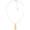 Calvin Klein Collana con Pendente da Donna Collezione SCULPTED in Acciaio Inossidabile con placcatura ionica Oro Giallo - 35000814