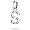 THOMAS SABO Charm Club Connect - Ciondolo a forma di lettera in argento 925 riciclato, One Size