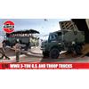 Airfix A03306A 4X4 3 Tonnellate della Seconda Guerra Mondiale per Servizi Generali e Camion delle Truppe Kit per Modellismo in Plastica